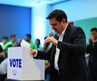Cícero Lucena (MDB) vota em João Pessoa, PB